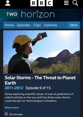 地平线系列：太阳风暴地球的威胁 Horizon - Solar Storms: The Threat to Planet Earth
